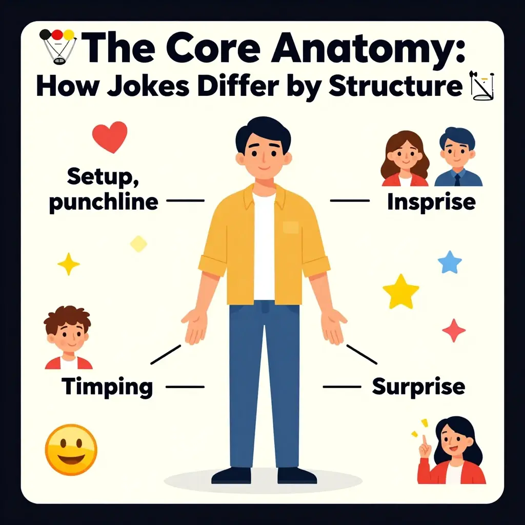 what the difference between jokes